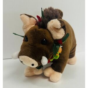 Hawaiian Collectibles Luana The Cool Contented Hawaiian Pig 7" Stuffed Plush Toy